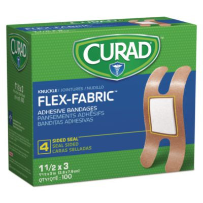 Flex Fabric Bandages, Knuckle, 1.5 X 3, 100/Box