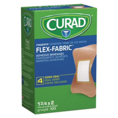 Flex Fabric Bandages, Fingertip, 1.75 X 2, 100/Box