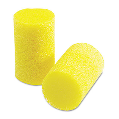 E-A-R Classic Small Earplugs In Pillow Paks, Cordless, Pvc Foam, Yellow, 200 Pairs/Box