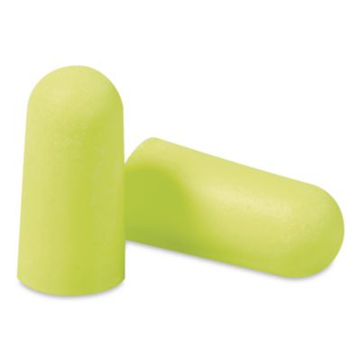E-A-Rsoft Yellow Neon Earplug Refill For One Touch Dispensers, 33 Db Nrr, Neon Yellow Bullet Plugs, 500 Pairs