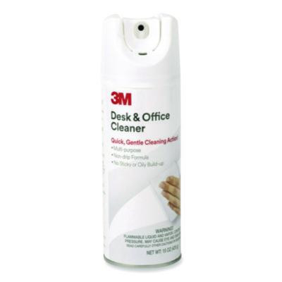 Desk And Office Spray Cleaner, Unscented, 15 Oz Aerosol Spray, 12/Carton