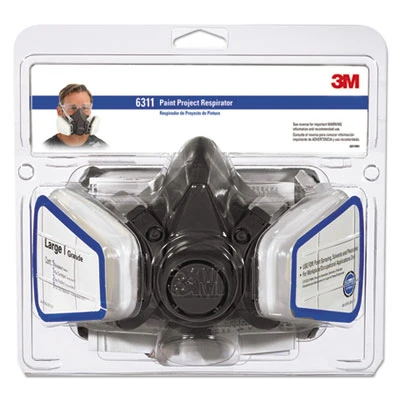 Half Facepiece Paint Spray/Pesticide Respirator, Large
