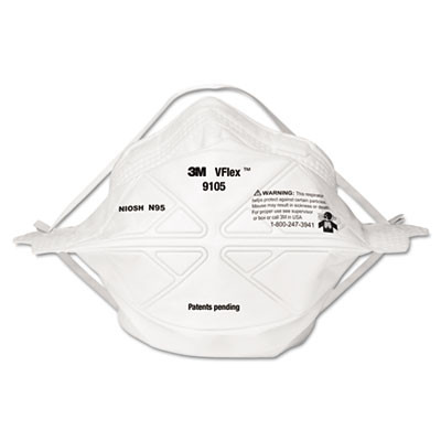 Vflex Particulate Respirator N95, Standard Size, 50/Box