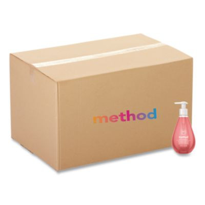 Gel Hand Wash, Pink Grapefruit Scent, 12 Oz, 6/Carton