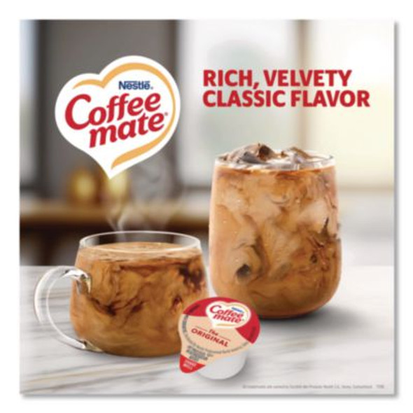 Liquid Coffee Creamer, Original, 0.38 Oz Mini Cups, 360/Carton