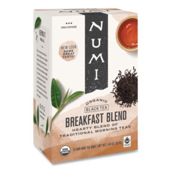 Organic Teas And Teasans, 1.4 Oz, Breakfast Blend, 18/Box