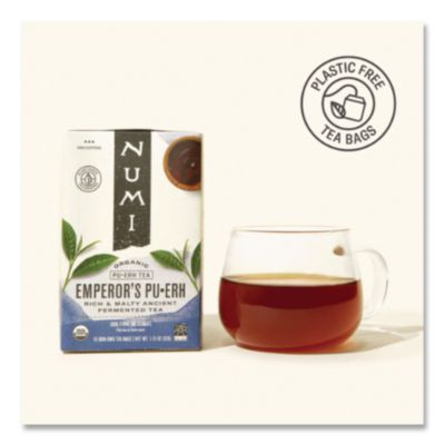 Organic Teas And Teasans, 0.13 Oz Filterbag, Emperor's Puerh, 16/Box