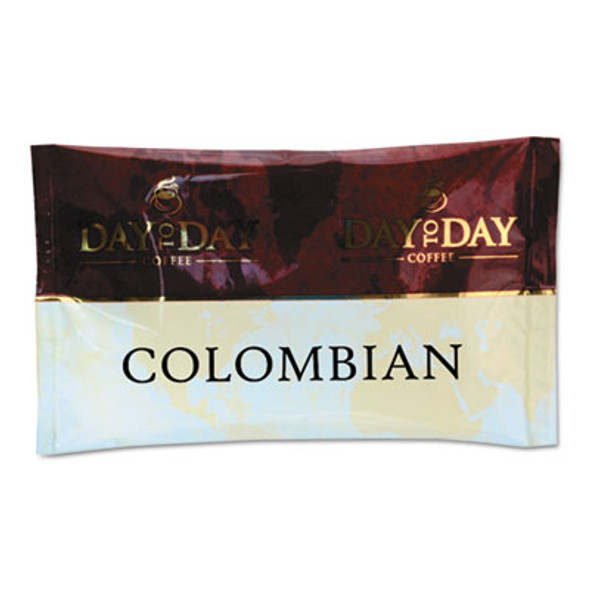 100% Pure Coffee, Colombian Blend, 1.5 Oz Pack, 42 Packs/Carton