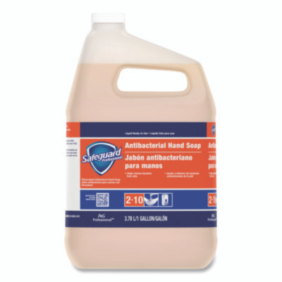 Antibacterial Liquid Hand Soap, Light Scent, 1 Gal, 2/Carton