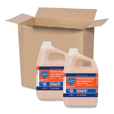 Antibacterial Liquid Hand Soap, Light Scent, 1 Gal, 2/Carton