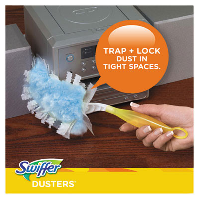 Dusters Refill, Dustlock Fiber, Lavender Vanilla Scent, Light Blue, 10/Box, 4 Boxes/Carton