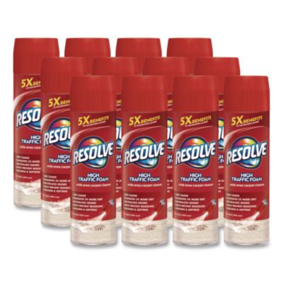 Foam Carpet Cleaner, Unscented, Foam, 22 Oz Aerosol Spray, 12/Carton