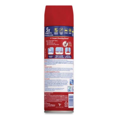 Foam Carpet Cleaner, Unscented, Foam, 22 Oz Aerosol Spray, 12/Carton