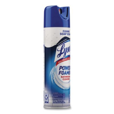 Power Foam Bathroom Cleaner, Unscented, 24 Oz Aerosol Spray, 12/Carton