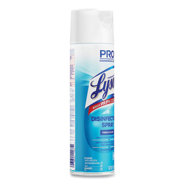 Disinfectant Spray, Fresh, 19 Oz Aerosol Spray
