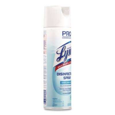 Disinfectant Spray, Crisp Linen Scent, 19 Oz Aerosol Spray