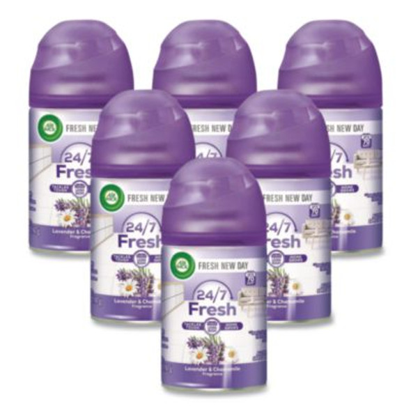 Freshmatic Ultra Automatic Spray Refill, Lavender/Chamomile, 5.89 Oz Aerosol Spray, 6/Carton