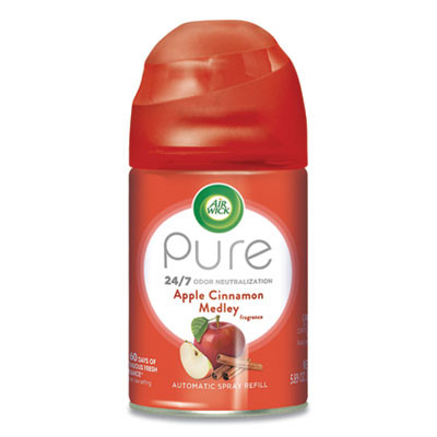 Freshmatic Ultra Spray Refill, Apple Cinnamon Medley, 5.89 Oz Aerosol Spray, 6/Carton