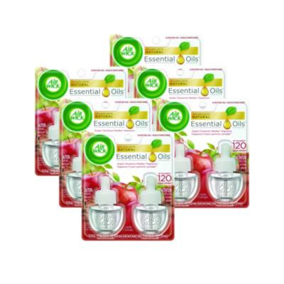 Scented Oil Refill, 0.67 Oz, Apple Cinnamon Medley, 2/Pack, 6 Packs/Carton