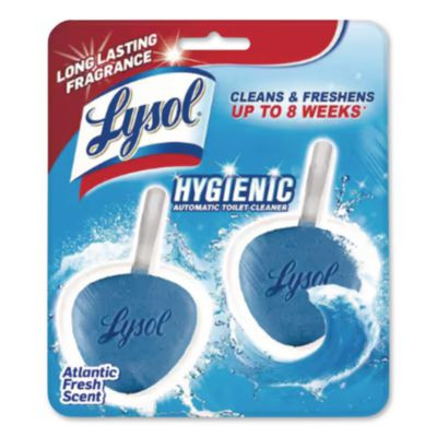 Hygienic Automatic Toilet Bowl Cleaner, Atlantic Fresh Scent, 2/Pack