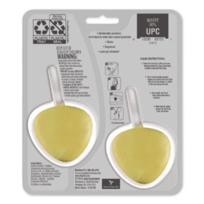 Hygienic Automatic Toilet Bowl Cleaner, Lemon Breeze Scent, 1.41 Oz Block, 2/Pack
