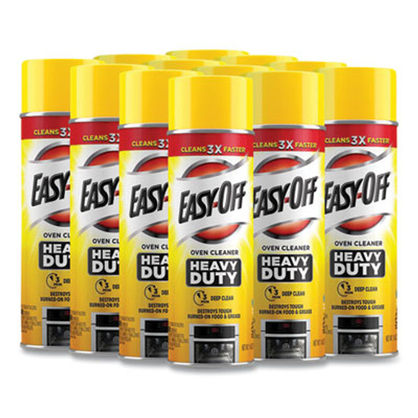 Heavy Duty Oven Cleaner, Fresh Scent, Foam, 14.5 Oz Aerosol Spray, 12/Carton