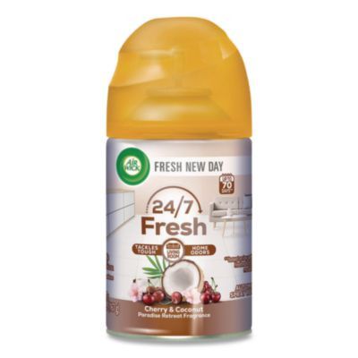 Freshmatic Life Scents Ultra Refill, Cherry And Coconut Paradise Retreat, 5.89 Oz Aerosol Spray, 6/Carton