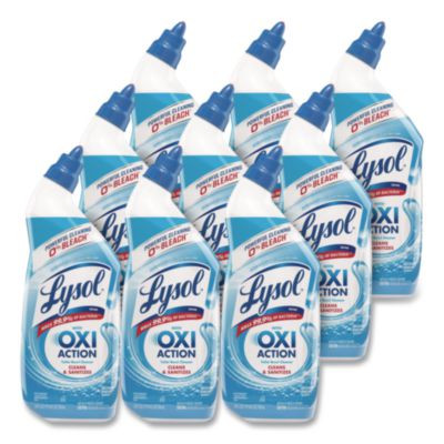 Toilet Bowl Cleaner With Hydrogen Peroxide, Ocean Fresh Scent, 24 Oz Angle-Neck Bottle, 9/Carton