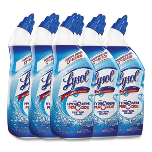 Toilet Bowl Cleaner With Hydrogen Peroxide, Ocean Fresh Scent, 24 Oz