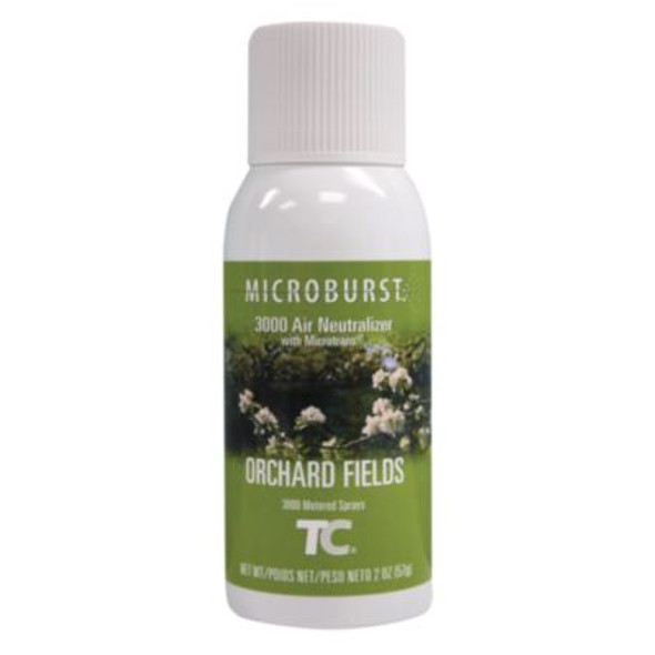 Microburst 3000 Refill, Orchard Fields, 2 Oz Aerosol Spray, 12/Carton