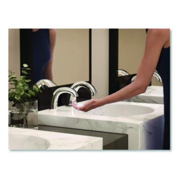 One Shot Soap Dispenser - Touch Free, Foam, 800 Ml/1,600 Ml, 1.9 x 5.5 x 4, Polished Chrome