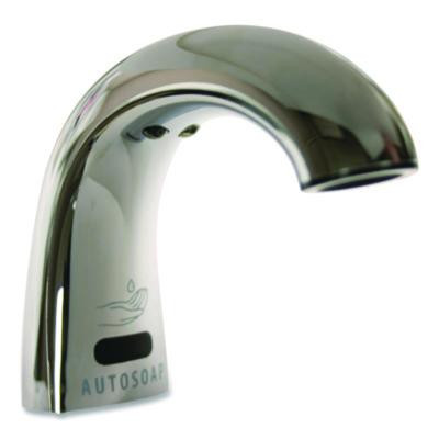 One Shot Soap Dispenser - Touch Free, Foam, 800 Ml/1,600 Ml, 1.9 x 5.5 x 4, Polished Chrome