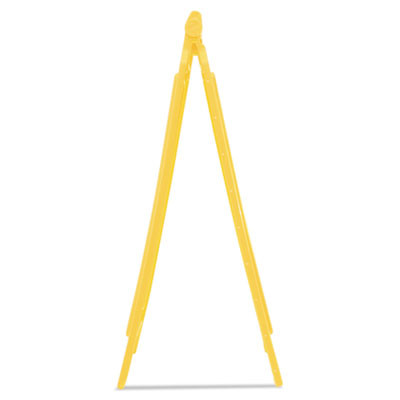"Caution Wet Floor"Caution Wet Floor" Sign, 11 x 12 x 25, Bright Yellow Sign, 11 x 12 x 25, Yellow, 6/Carton
