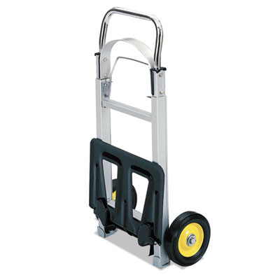 Hideaway Aluminum Hand Truck, 250 Lb Capacity, 15.5 x 16.5 x 43.5, Aluminum