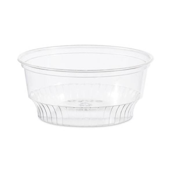 Soloserve Dome Cup Lids, Fits 5 Oz To 8 Oz Containers, Plastic, Clear, 50/Pack, 20 Packs/Carton