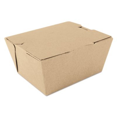 Champpak Carryout Boxes, #1, 4.38 x 3.5 x 2.5, Brown, Paper, 450/Carton