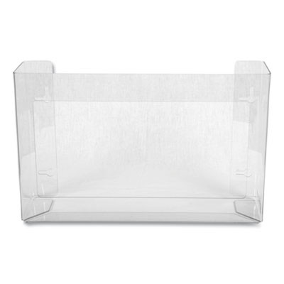 Clear Plexiglas Disposable Glove Dispenser, 3-Box, Plexiglas, Clear, 18 x 3.75 x 10