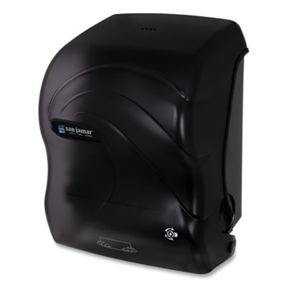 Simplicity Mechanical Roll Towel Dispenser, 12.38 x 9.5 x 14.63, Black Pearl