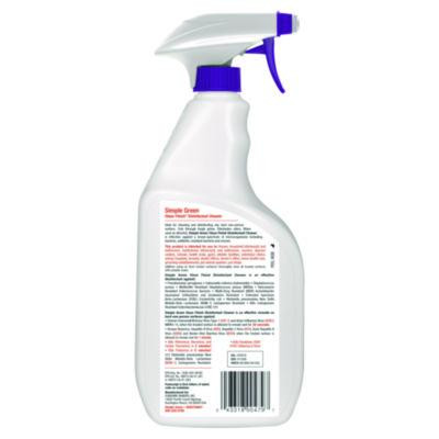Clean Finish Disinfectant Cleaner, Herbal Scent, 32 Oz Spray Bottle, 12/Carton