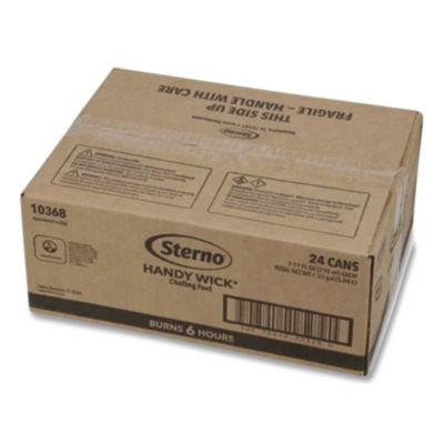 Chafing Fuel Can With Stem Wick, Methanol, 6 Hour Burn, 1.89 g, 24/Carton