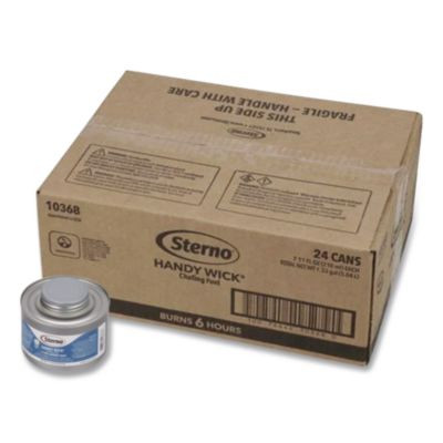 Chafing Fuel Can With Stem Wick, Methanol, 6 Hour Burn, 1.89 g, 24/Carton