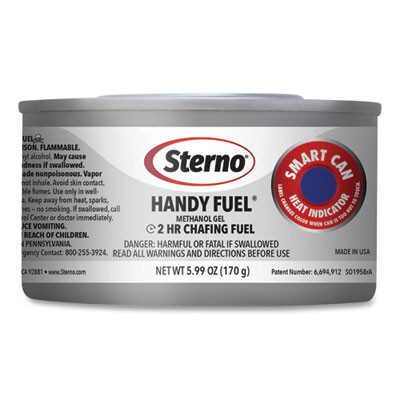 Handy Fuel Methanol Gel Chafing Fuel, 2 Hour Burn, 6.7 Oz, 72/Carton