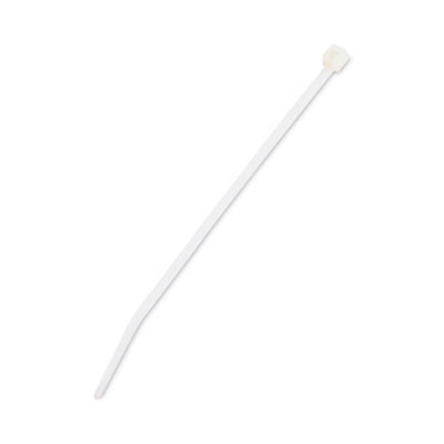 Nylon Cable Ties, 4 X 0.06, 18 Lb, Natural, 1,000/Pack