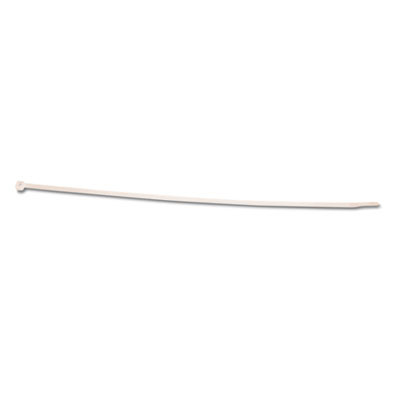 Nylon Cable Ties, 8 X 0.19, 50 Lb, Natural, 1,000/Pack
