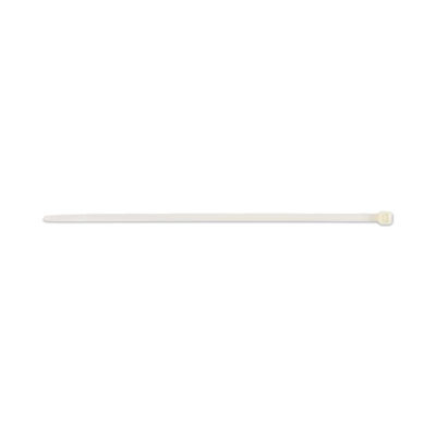Nylon Cable Ties, 8 X 0.19, 50 Lb, Natural, 1,000/Pack