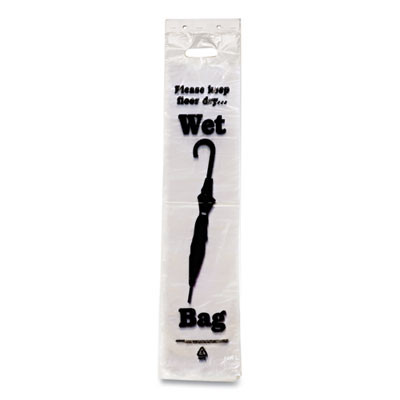 Wet Umbrella Bags, 7" X 31", Clear, 1,000/Box