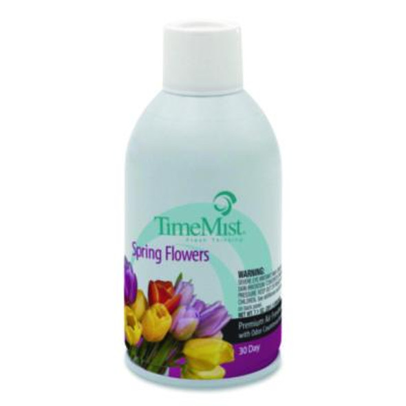 Premium Metered Air Freshener Refill, Spring Flowers, 7.1 Oz Aerosol Spray