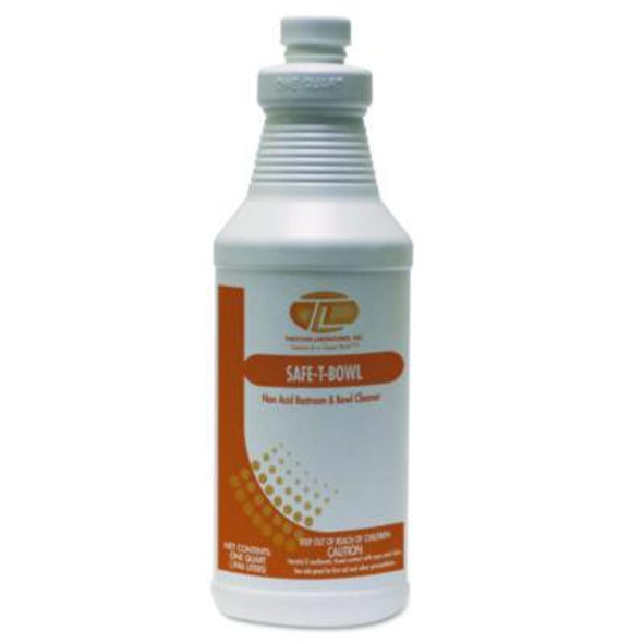 Safe-T-Bowl Liquid Toilet Bowl Cleaner, 32 Oz Bottle, 12/Carton