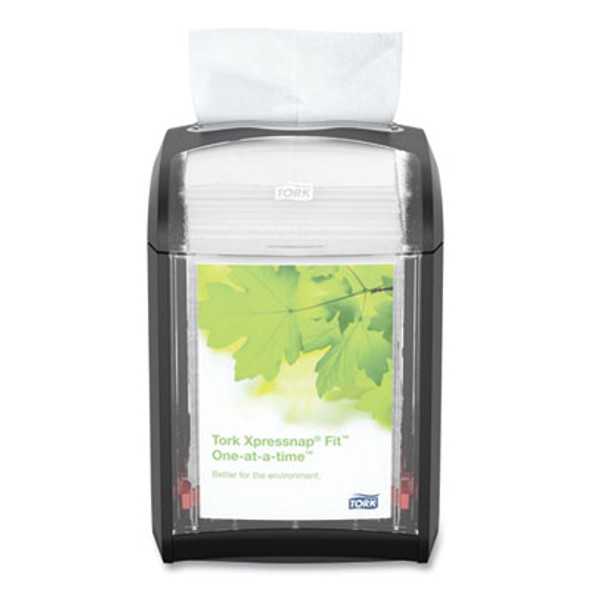 Xpressnap Fit Napkin Dispenser, Tabletop, 4.4 x 5.6 x 6.7, Black