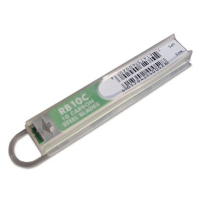 Replacement Blades For 4" Scrapers, Carbon Steel, 10/Pack